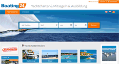 Desktop Screenshot of boating24.com